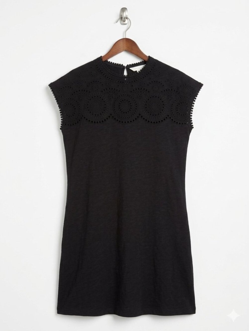 Boden Cutwork Jersey T-Shirt Dress